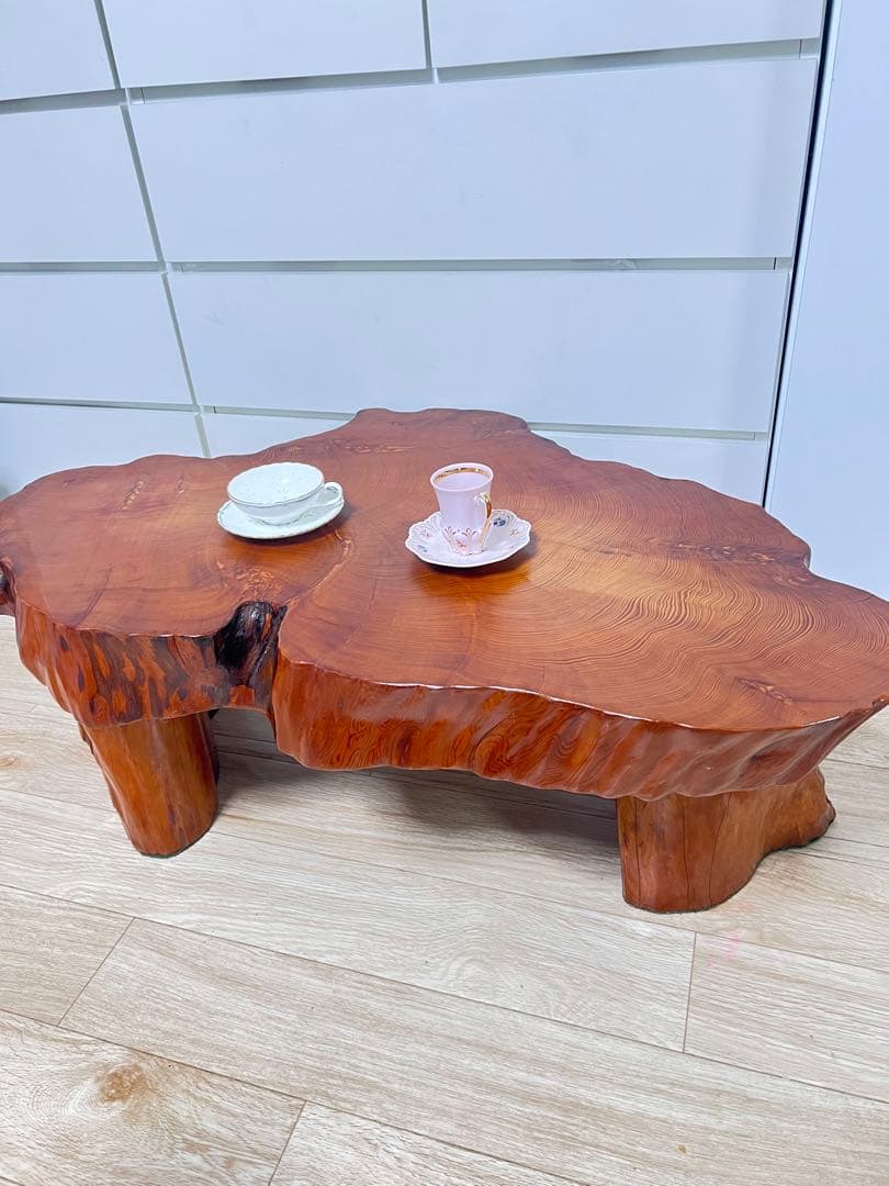 激安送料込‼️ テーブル 一枚板 座卓テーブル 天然木 重厚