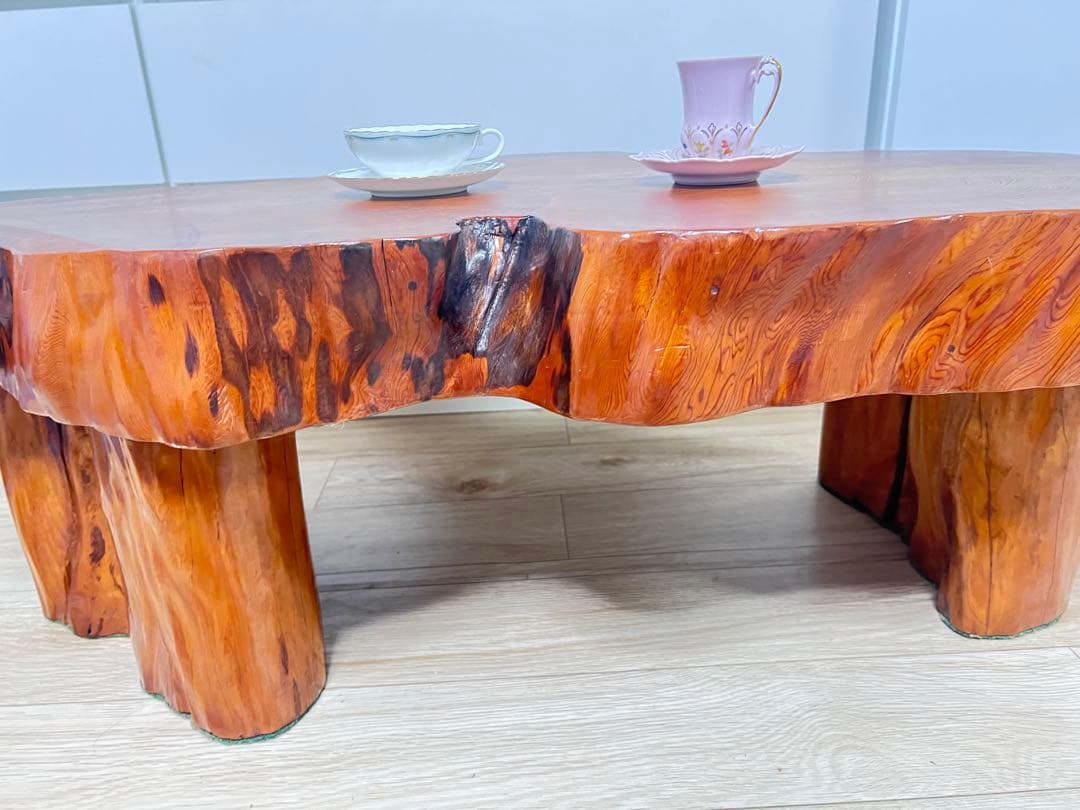 激安送料込‼️ テーブル 一枚板 座卓テーブル 天然木 重厚