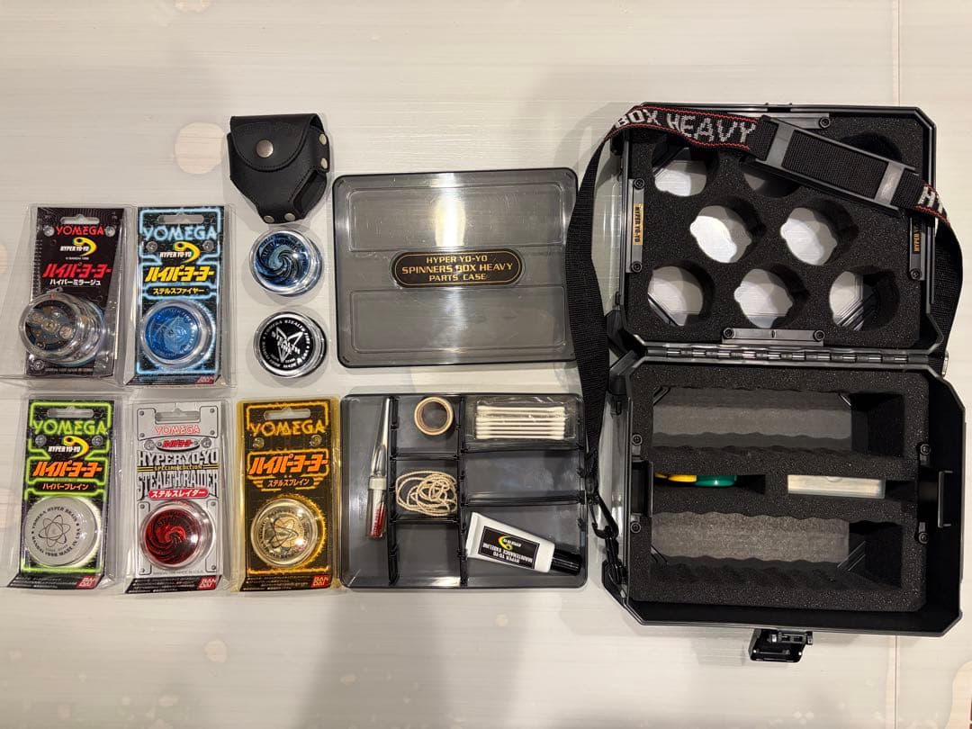 【ゆいやん】ハイパーヨーヨー7個　ボックス1個　付属品7点　まとめ売り