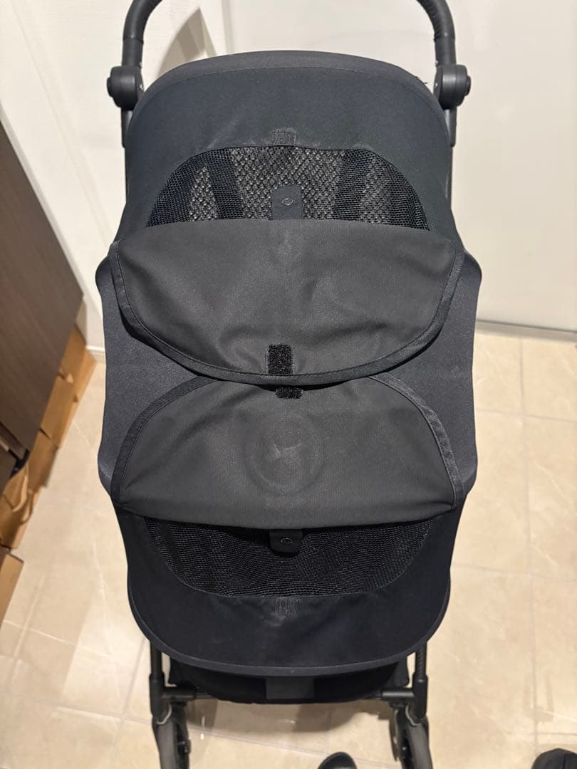 送料込み付属品付★Cybex Melio ベビーカー ディープブラック2023