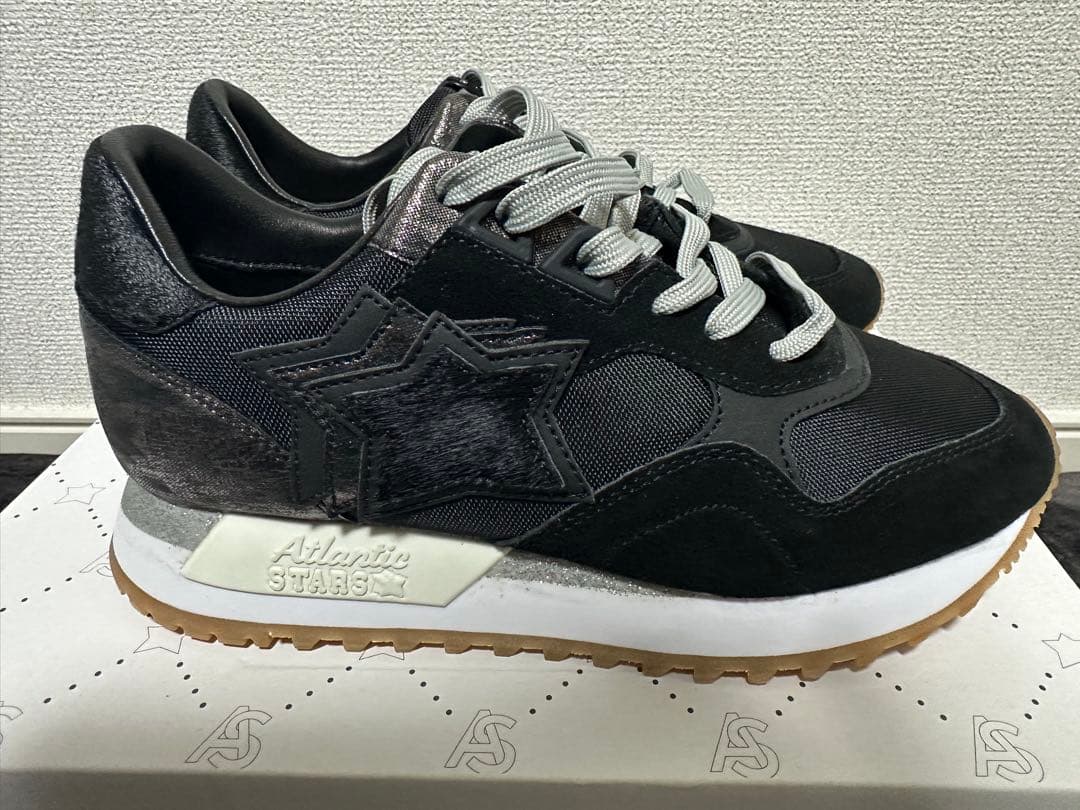 Atlantic Stars ブラック スニーカー　37