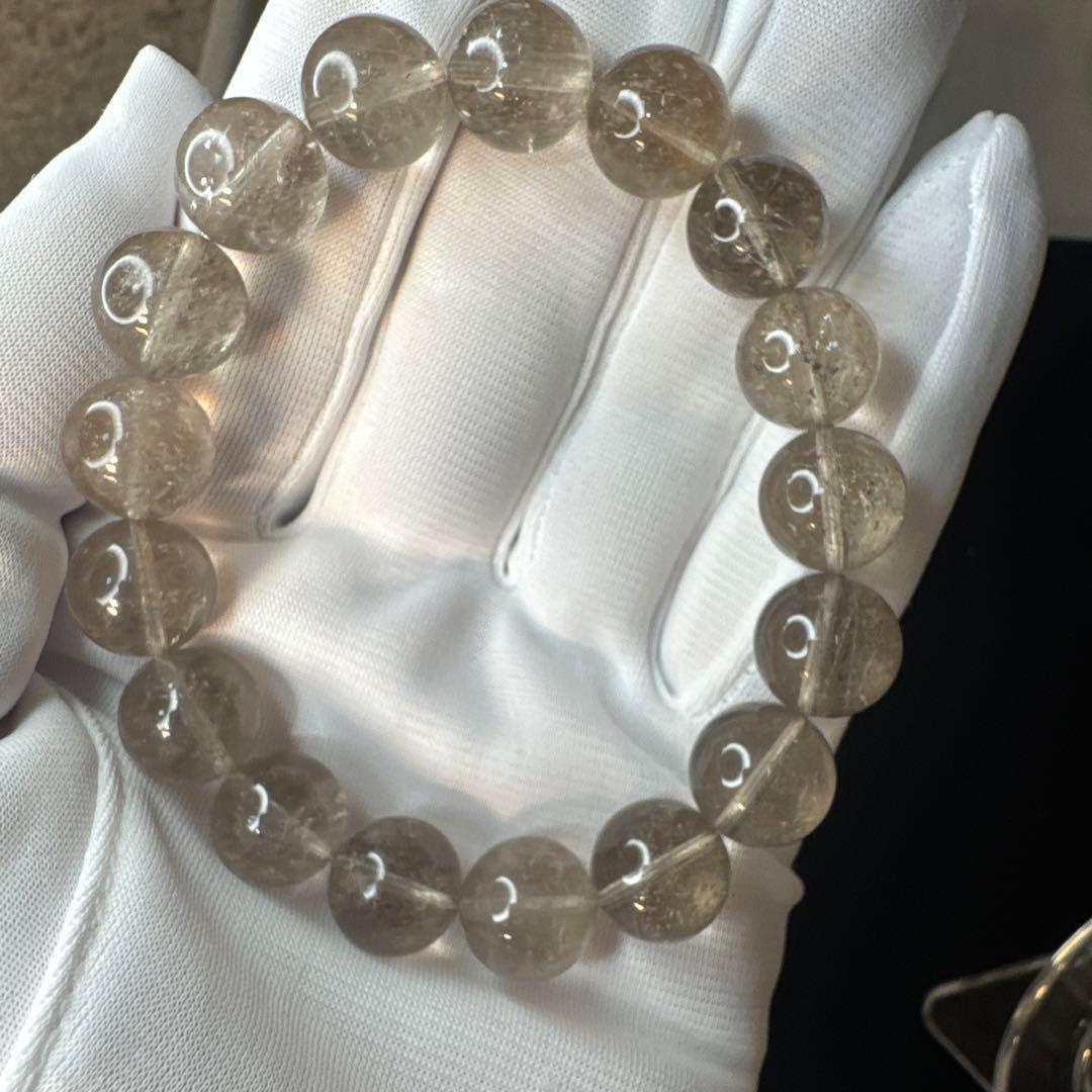 【ヒマラヤ産】スモーキークォーツ　12.4mm ルチル有り