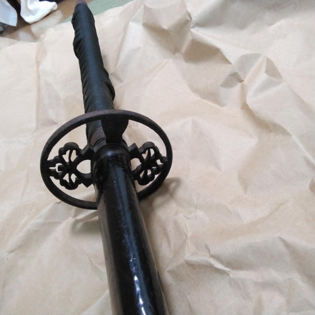 竹光刀剣　透鉄鍔　模造刀　木刀　昭和レトロ　剣　日本刀