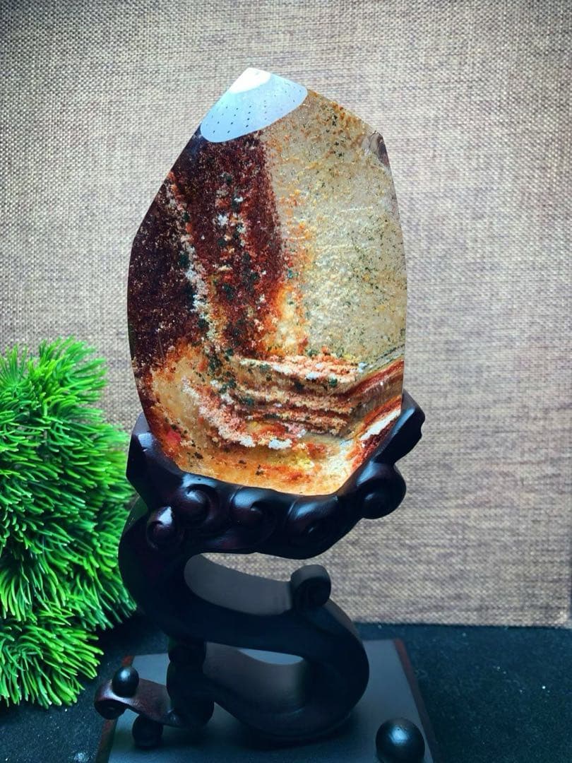 ⭐︎【極上品】天然 ガーデン クォーツ 置物 464g