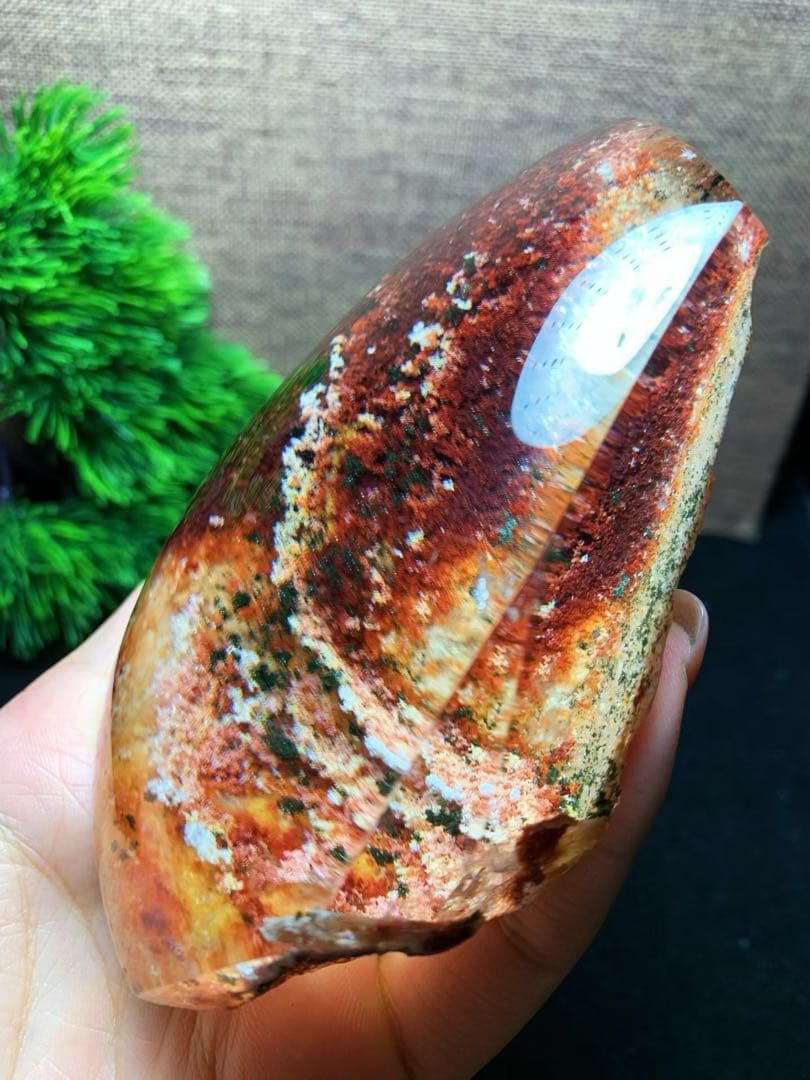 ⭐︎【極上品】天然 ガーデン クォーツ 置物 464g