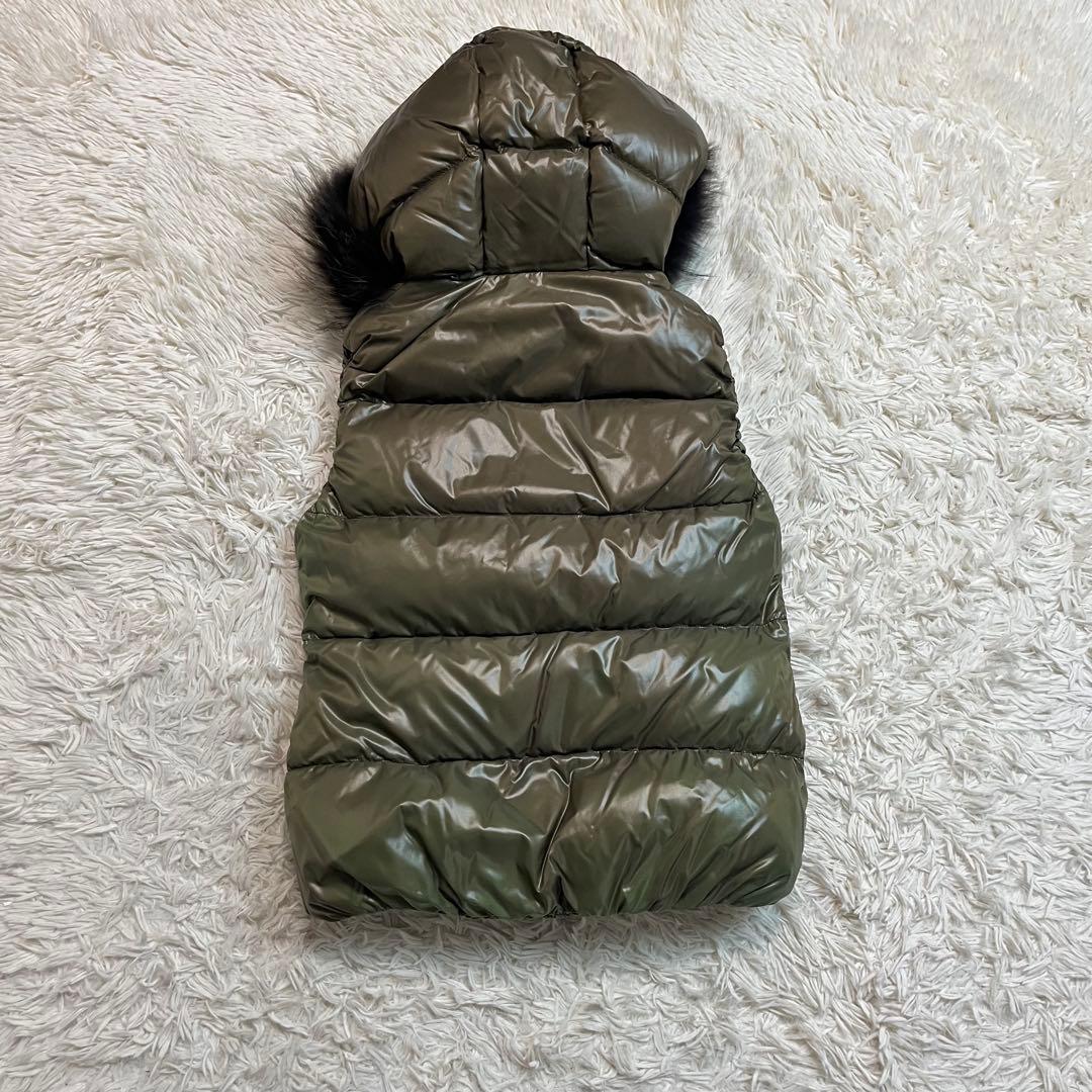 【タグ付き】DUVETICA　ダウンベスト　ラクーンファー　フェザー