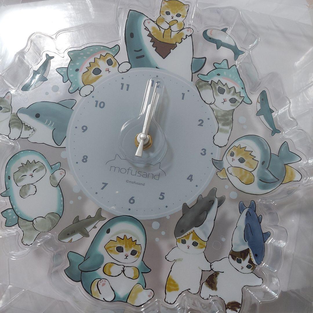 mofusand サメにゃん　ウォールクロック