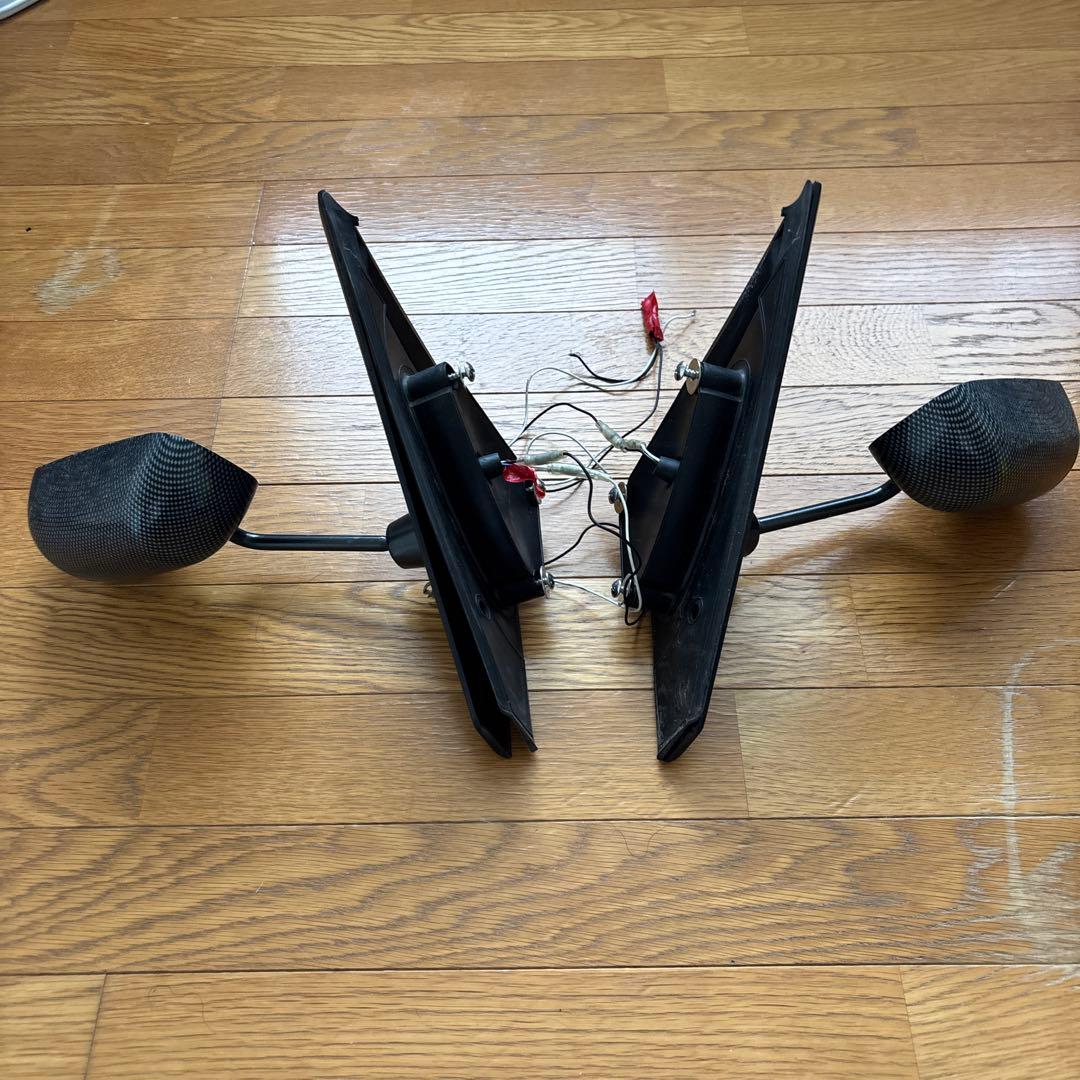 週末まで値下げ！zc31s用カーボン調 ブラックサイドミラーLEDウインカー内蔵