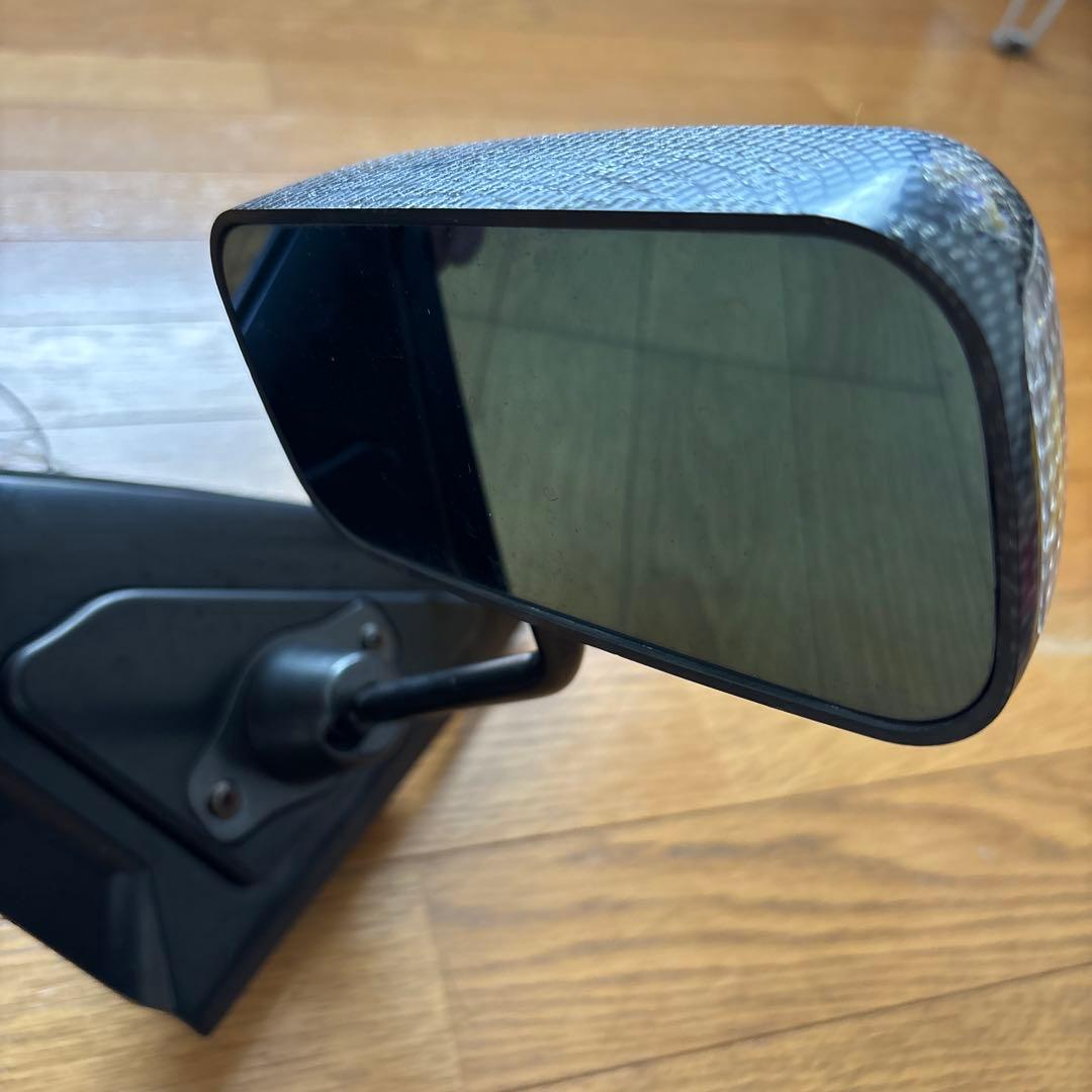 週末まで値下げ！zc31s用カーボン調 ブラックサイドミラーLEDウインカー内蔵