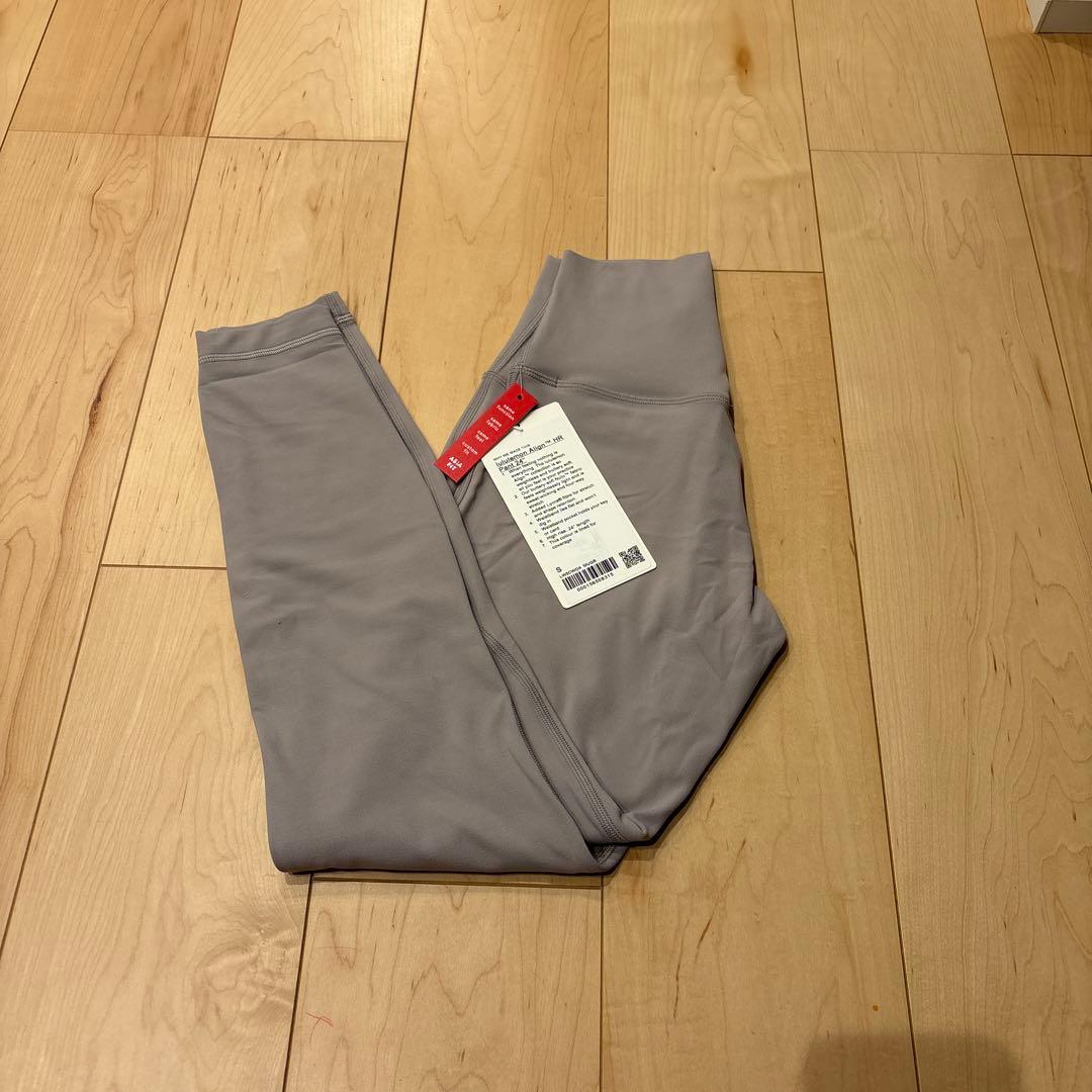【新品】Lululemon ハイウエスト ヨガタイツ Sサイズ グレー