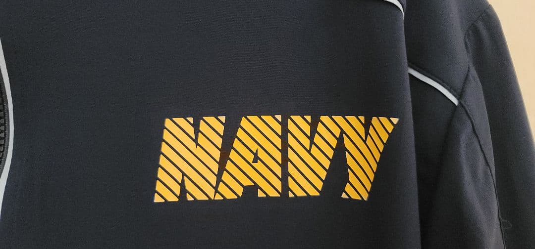 【米軍放出品、内層付き】U.S.NAVY 秋冬用トレーニング制服、上下着 (L)