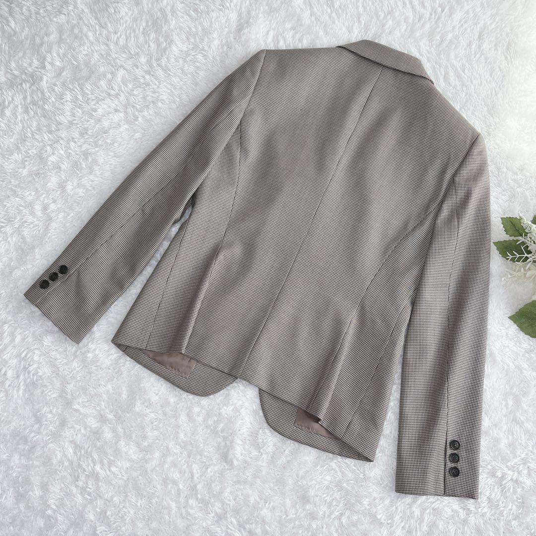 秋カラー✨ニューヨーカー パンツスーツ カシミア混 高品質 上質 大きいサイズ