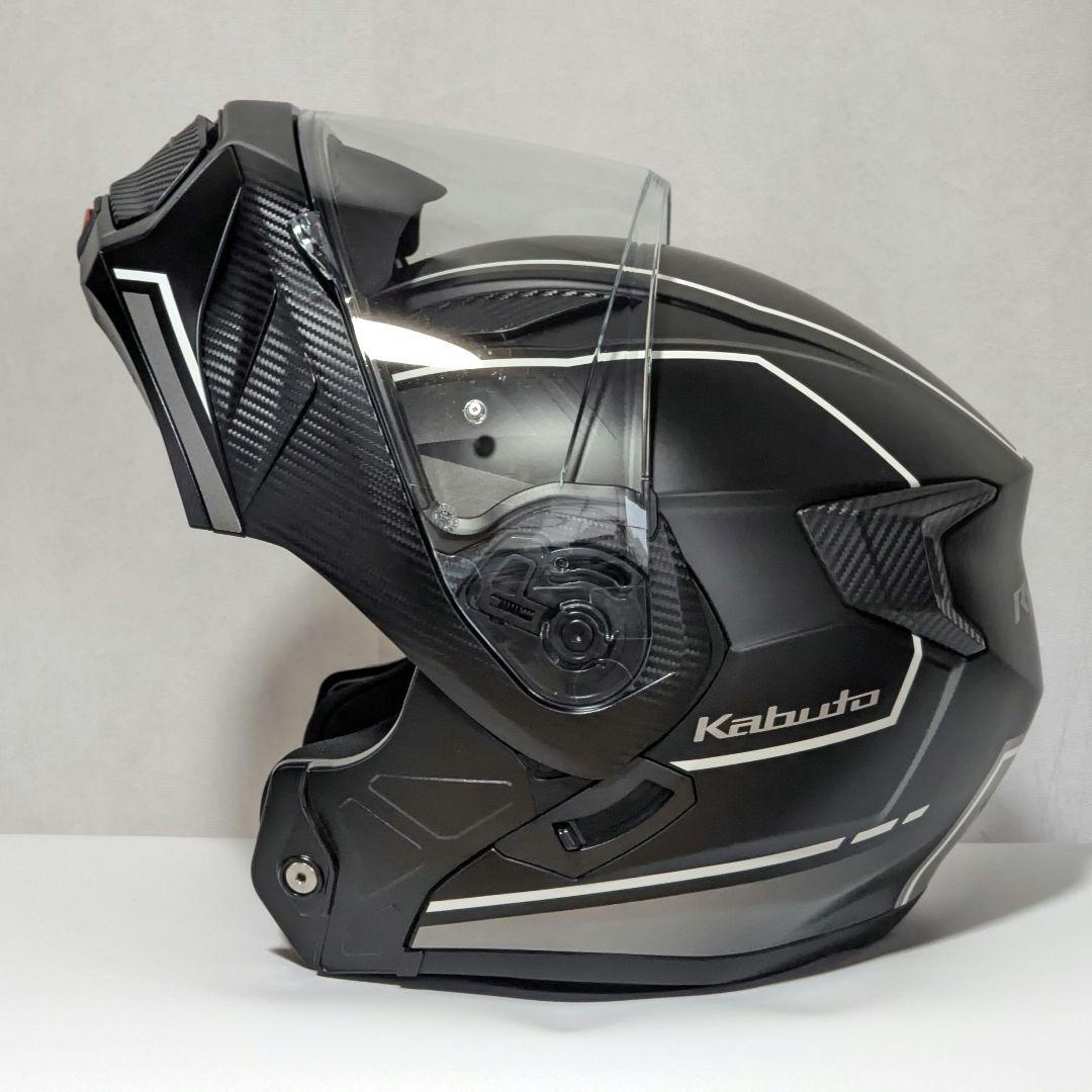 OGK KABUTO RYUKI BEAM フラットブラックグレー M