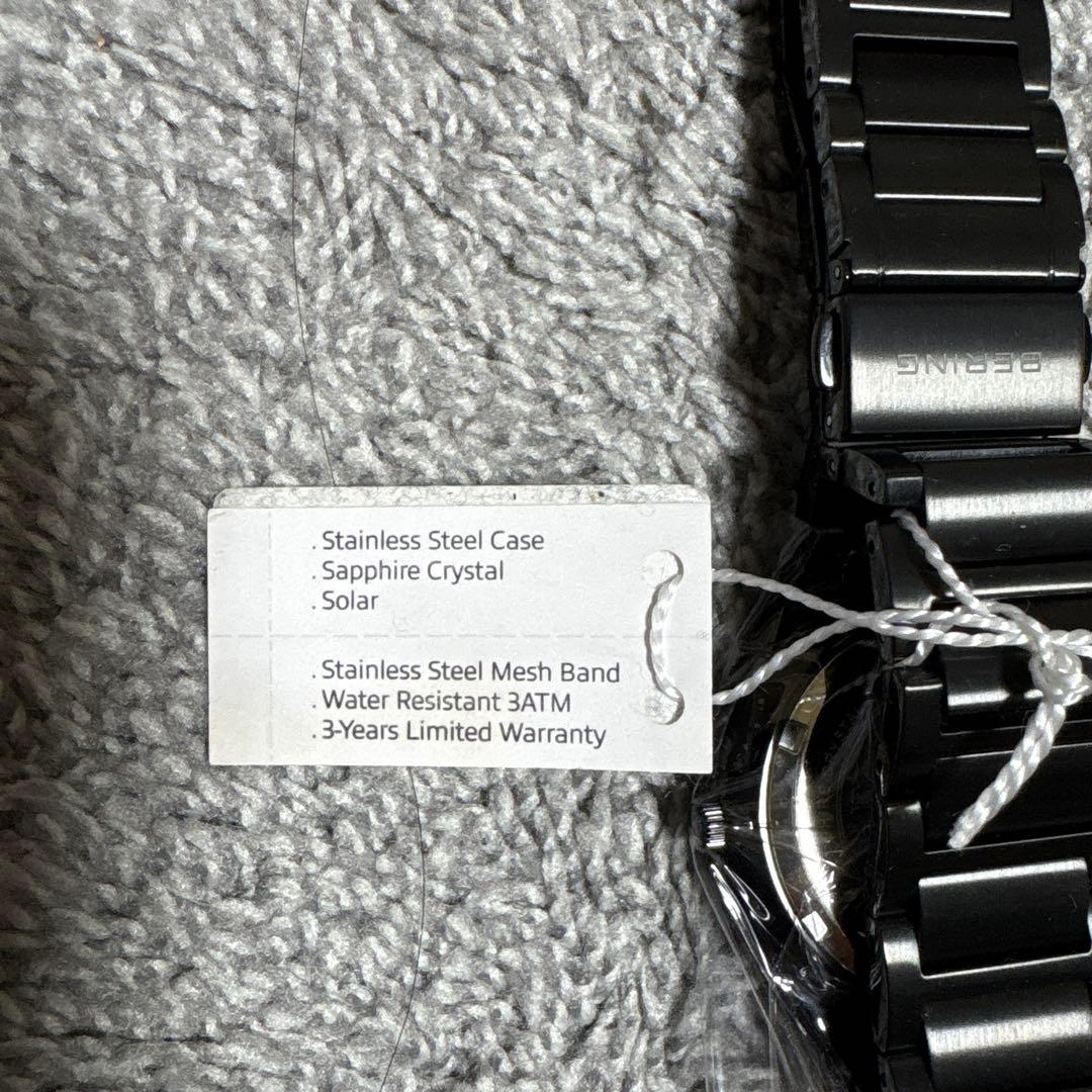 BERING腕時計ステンレススチールベルト