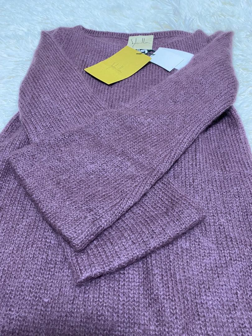 シビラ　モヘヤ　ワンピース　タグ付き　インナー　マフラー　付き