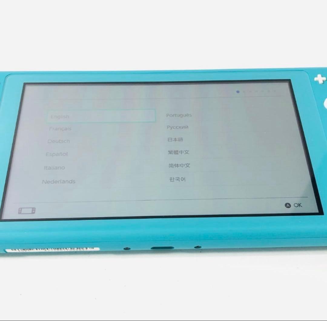 【美品/完備品】動作OK 任天堂 Switch Lite ターコイズ 09-19