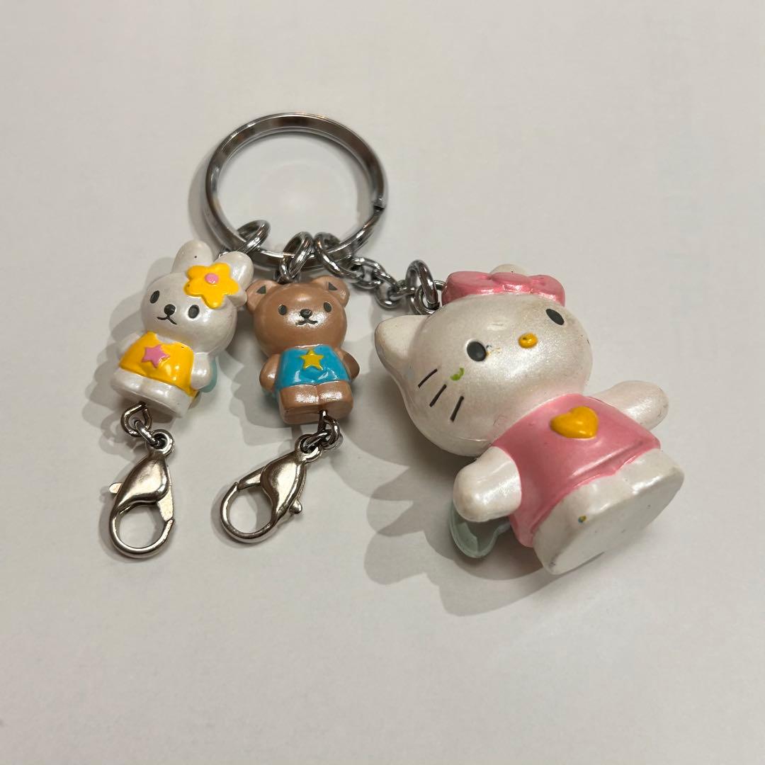 サンリオ ハローキティ 3連キーホルダー エンジェル