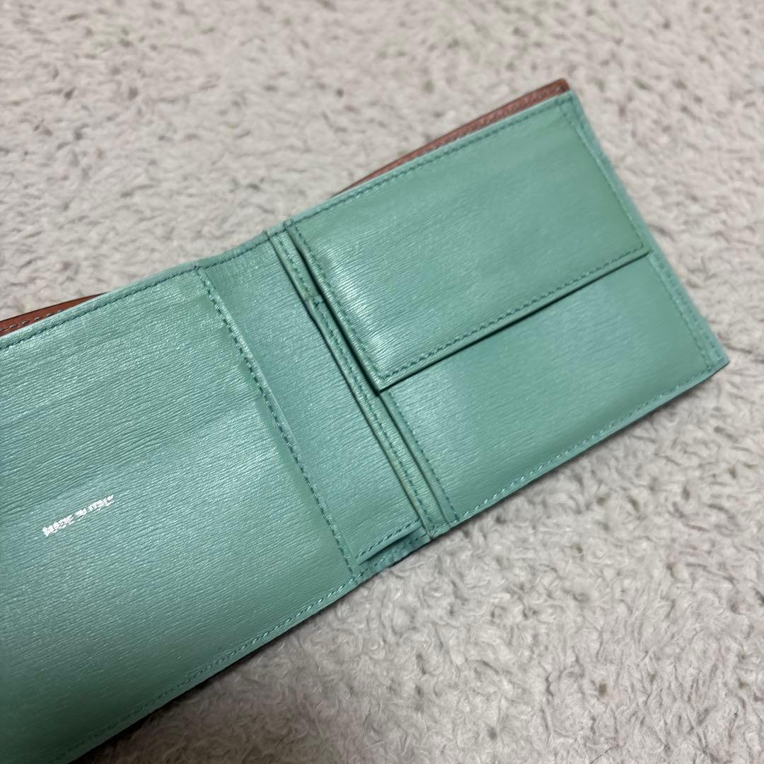 ポールスミス 財布 二つ折り レザー ブラック　イタリア製