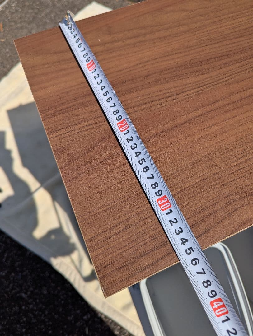 ウォールナット ペールカウンター ゴミ箱 フタ付き キッチンカウンター