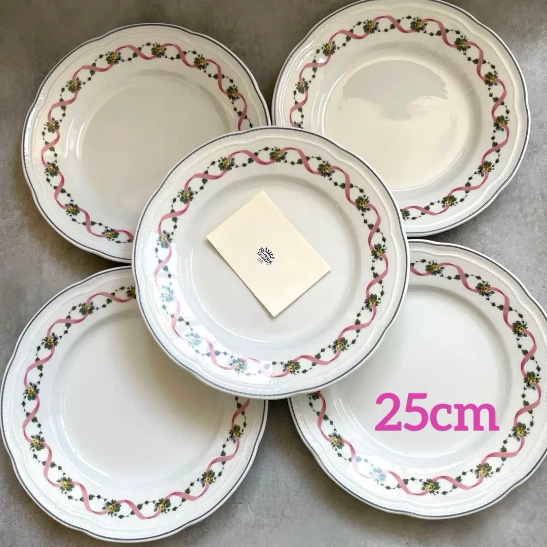 未使用、美品、リチャードジノリ プリマベーラ 25cm プレート5枚set