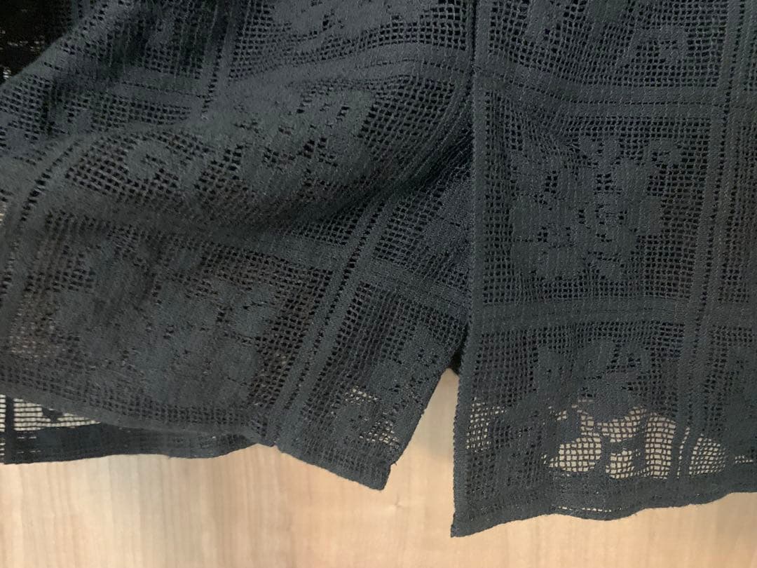 【完売品！美品✨】ピュアルセシン　クロシェット風レースブラウス