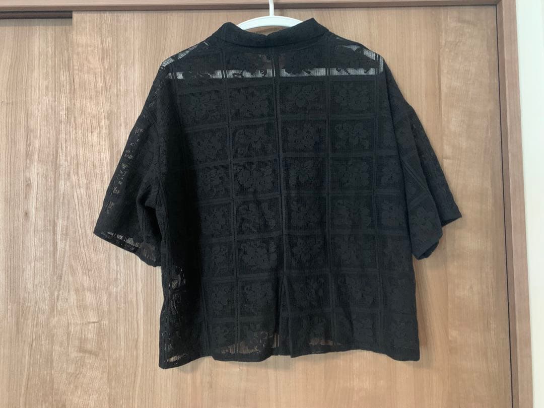 【完売品！美品✨】ピュアルセシン　クロシェット風レースブラウス