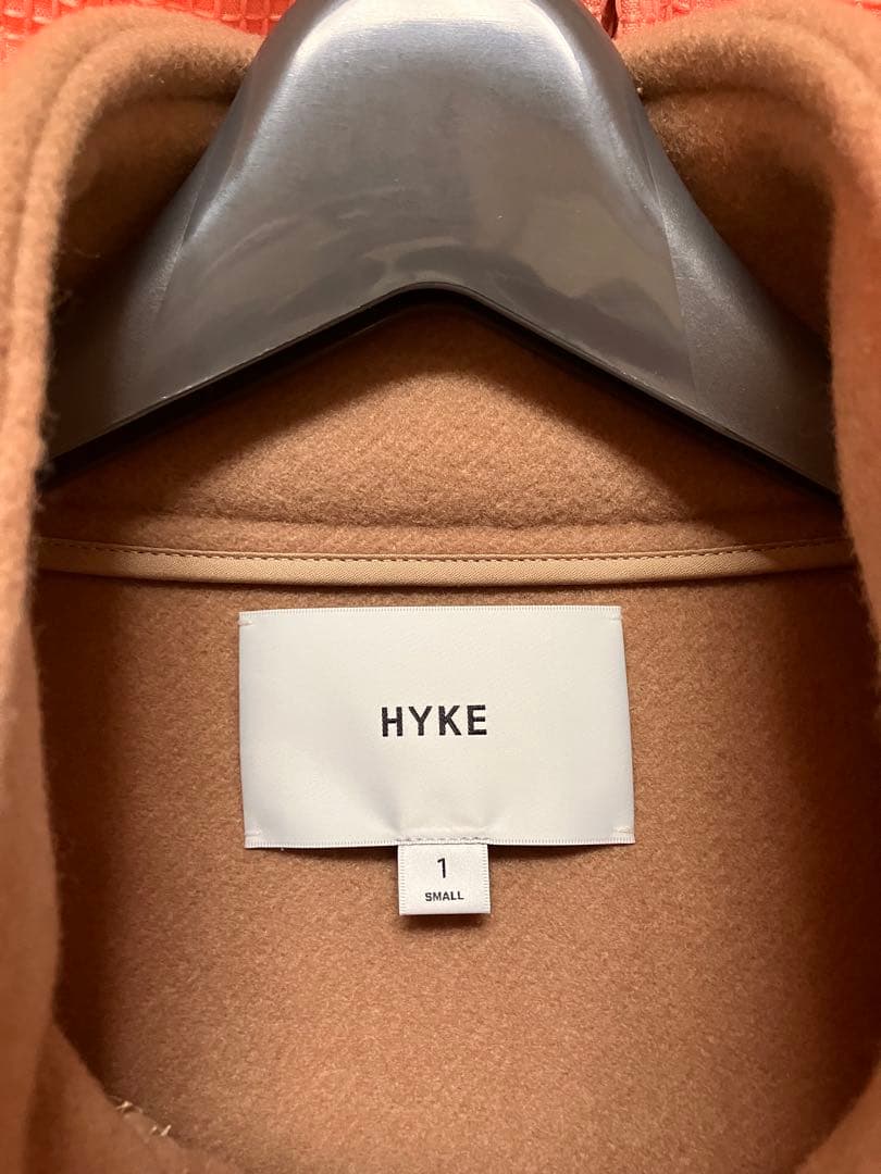 HYKE DOUBLE FACE DUFFELダッフルコート　ベージュ サイズ1
