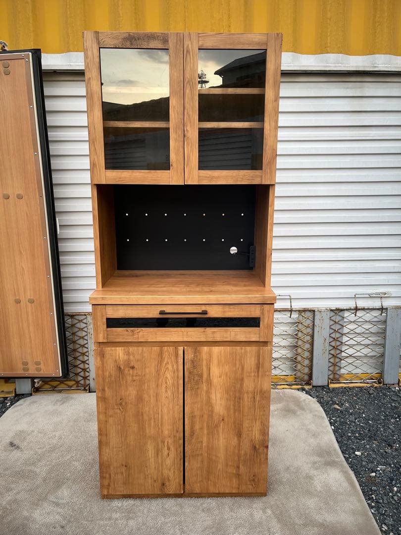 【引取のみ】キッチンボード kayla ケイラ 幅70cmタイプ 2口コンセント