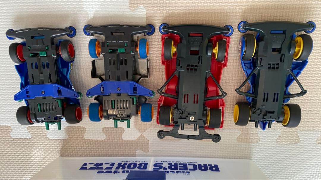 【当時物】ミニ四駆 まとめ売り 11台セット レッツ&ゴー世代　ボックス付