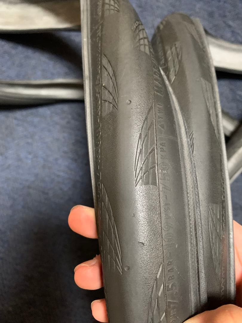 【中古】コンチネンタル　GP5000TL 25c チューブレスタイヤ２本セット