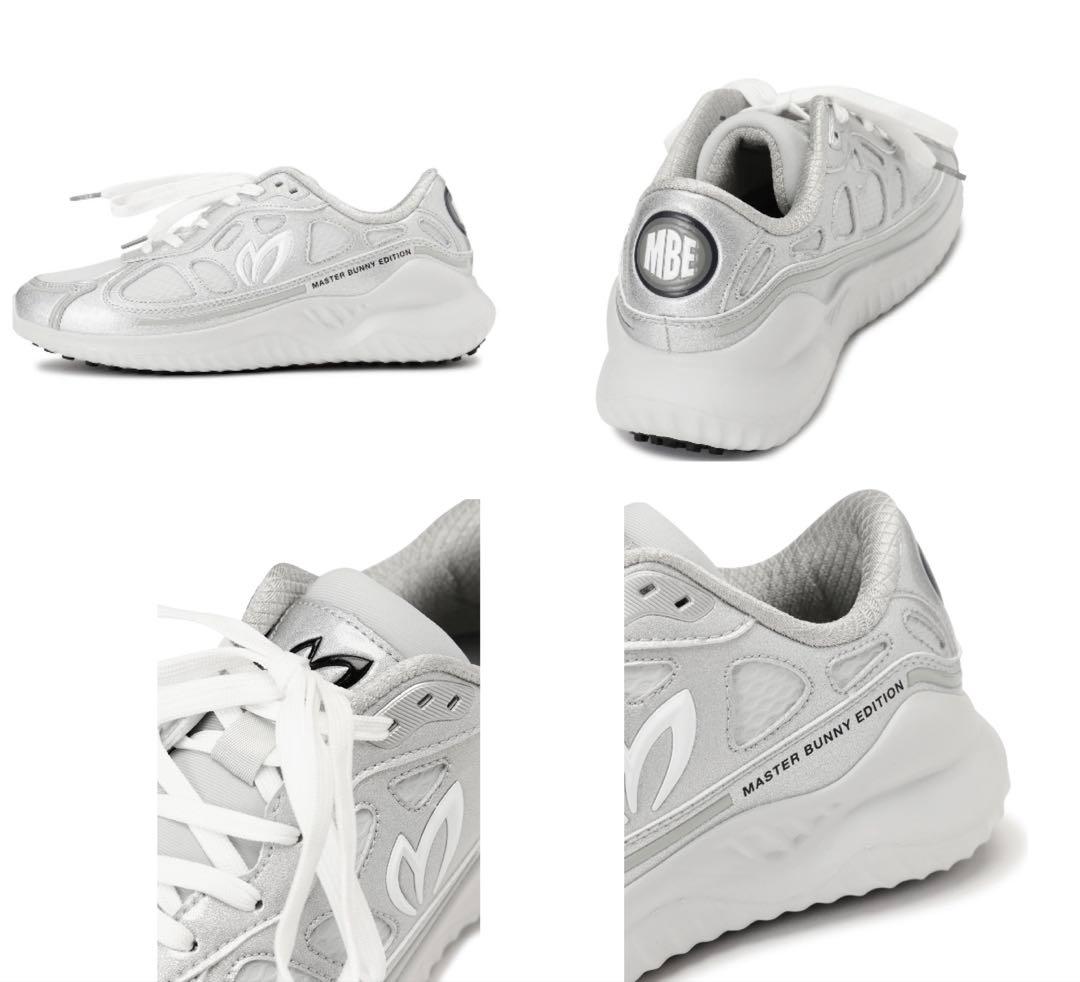 新品 パーリーゲイツ マスターバニー メッシュライクシューズ 27.0cm 銀