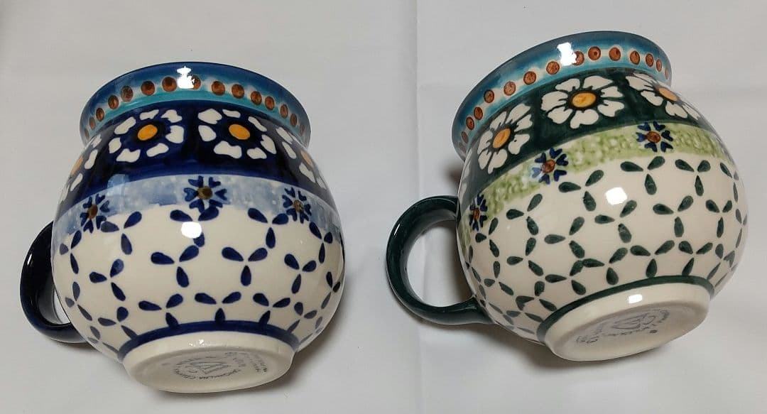 ポーリッシュポタリーマグカップ 2個セット