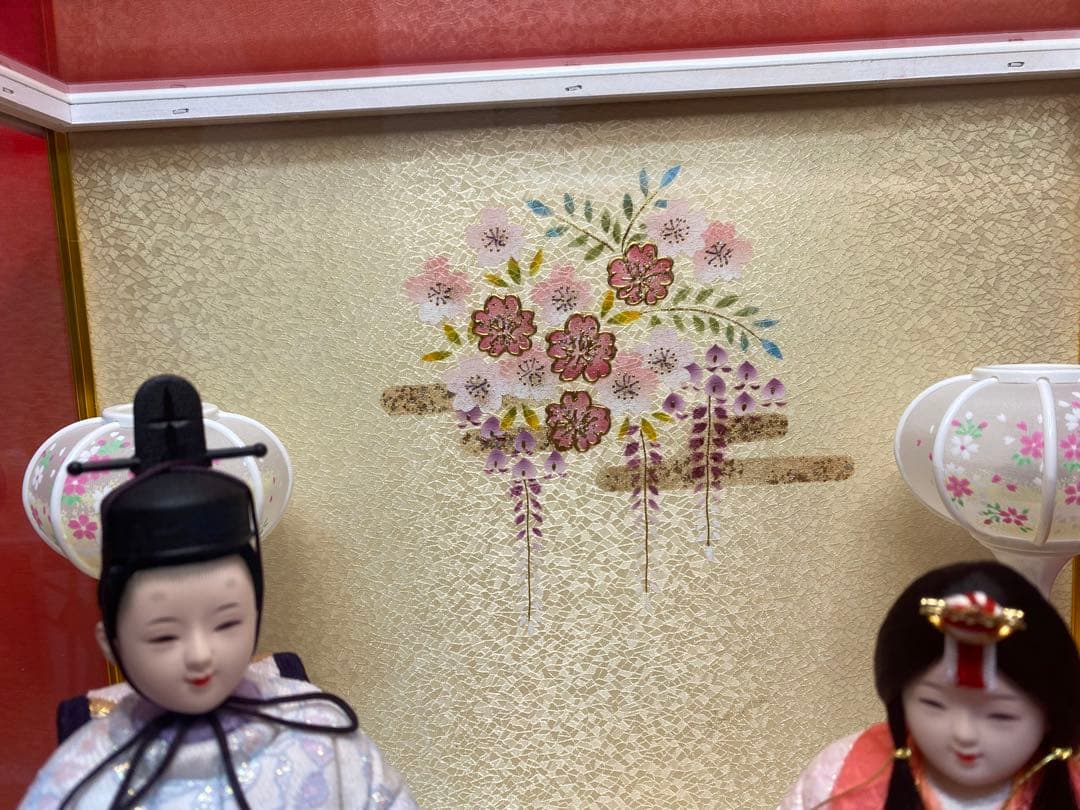 東京久月　木目込み人形　ほのか立ち親王飾り・杉田明十志　原作・木目込み　新井久夫