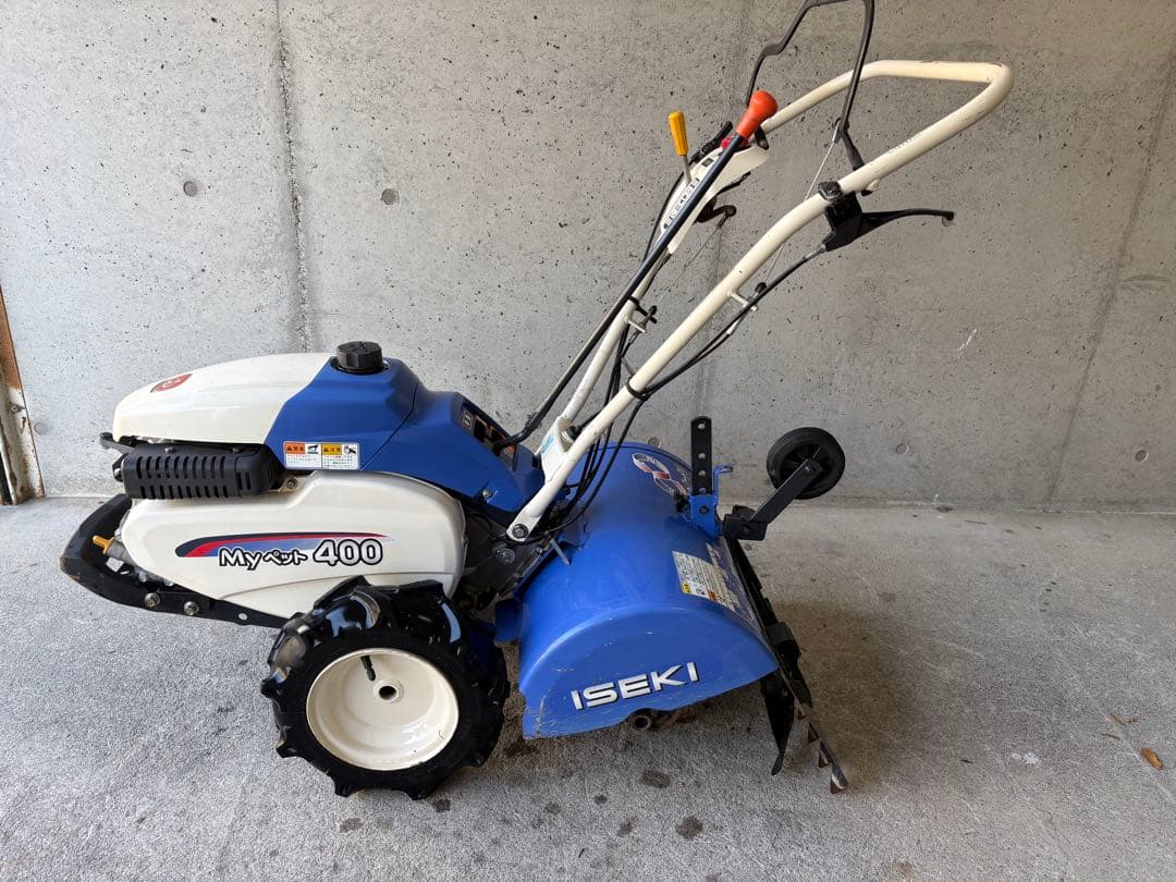 イセキ 管理機 KMR400 Myペット400 3.8馬力 うね立て 引取限定‼️