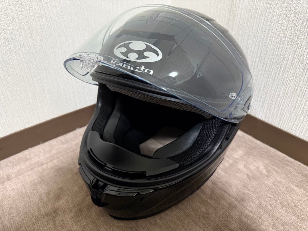 OGK KABUTO AEROBLADE-6 ブラックメタリック　Mサイズ