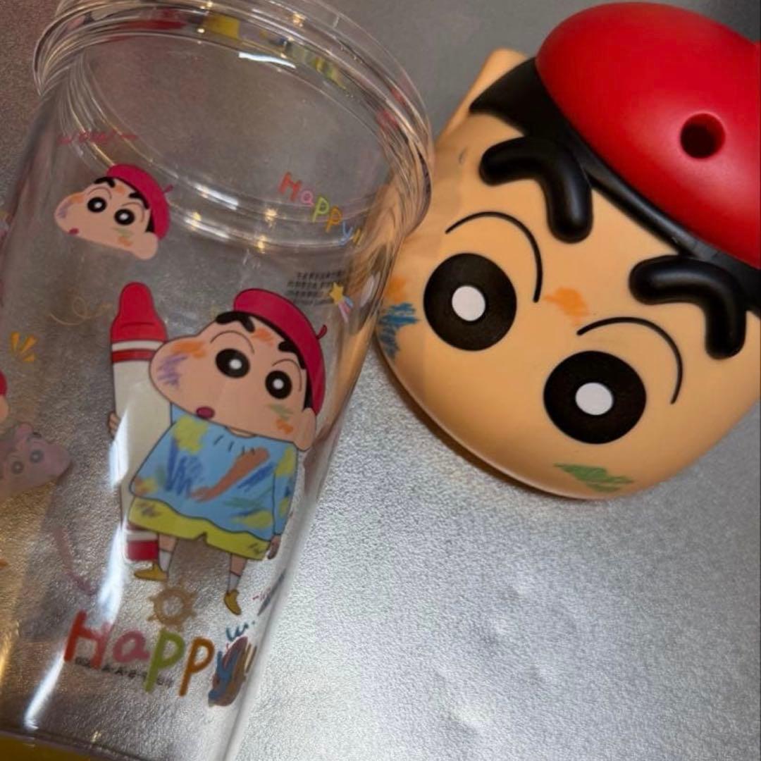 新品未使用　幼稚園セット2 子供用水筒➕おまけしんちゃん