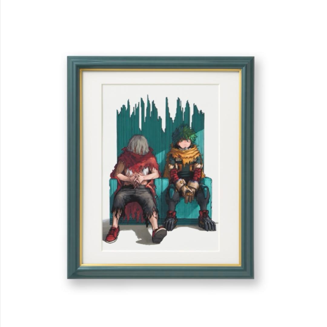 額装高精細デジタルカラー　キービジュアル「緑谷出久・死柄木弔」