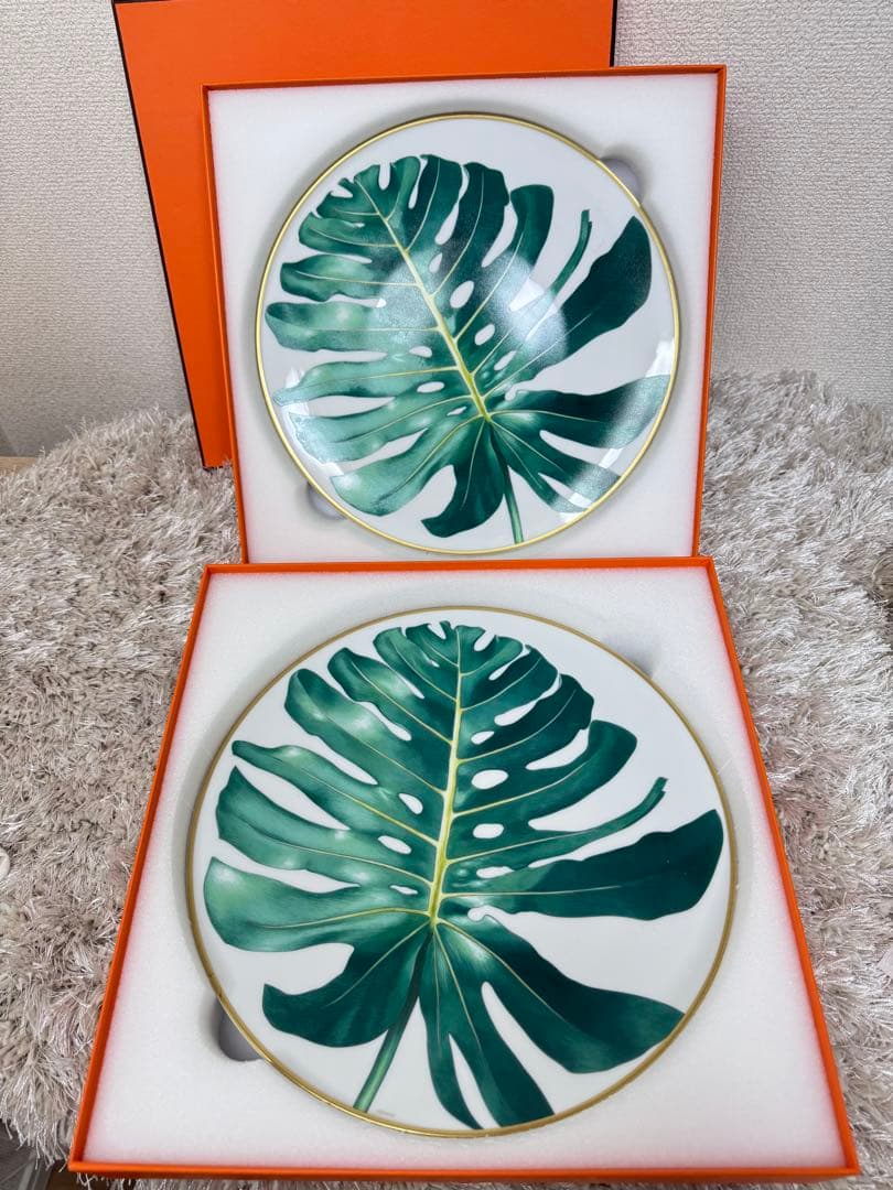 HERMES エルメス ディナープレート No1 〈パシフォリア〉新品2枚セット