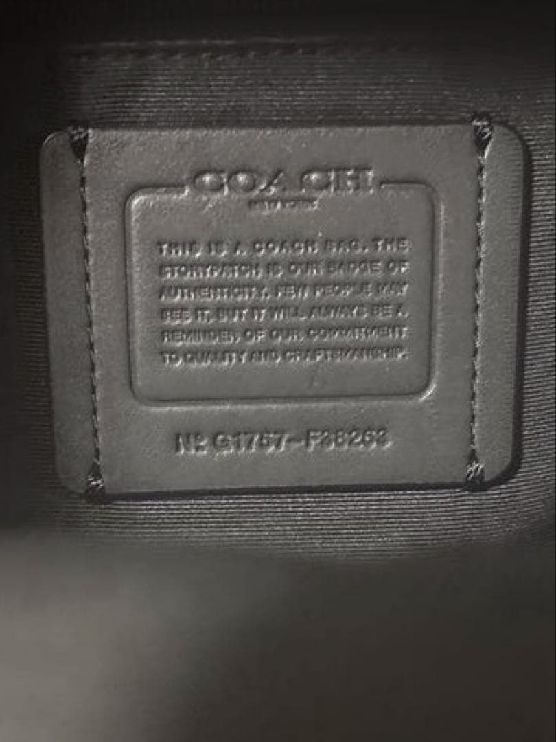 美品　COACH ブラック ミニリュック