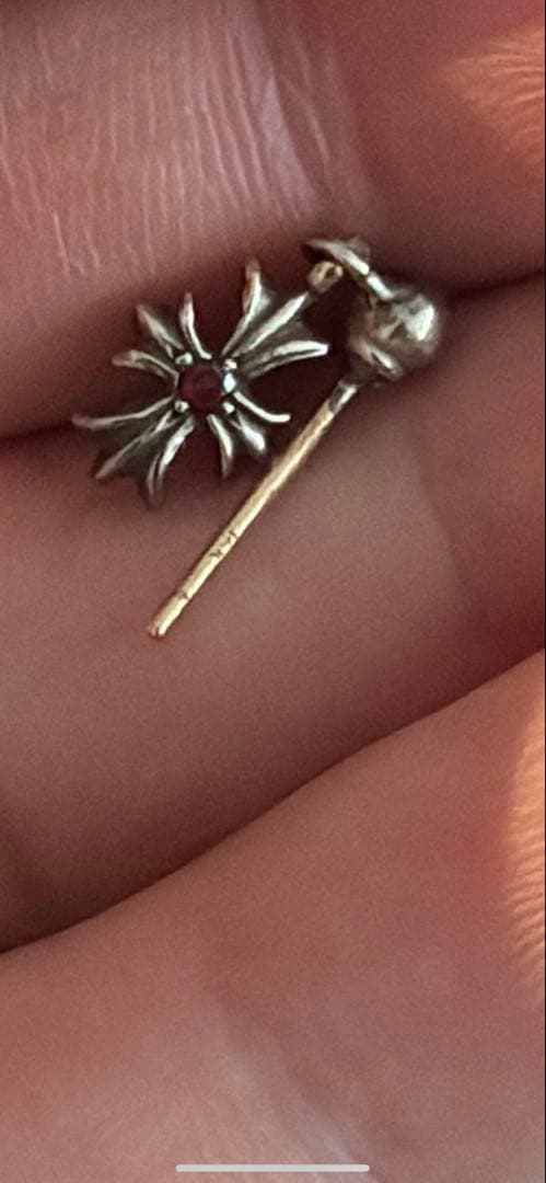 Chrome Hearts ★タイニーECHプラスドロップ 1ルビー