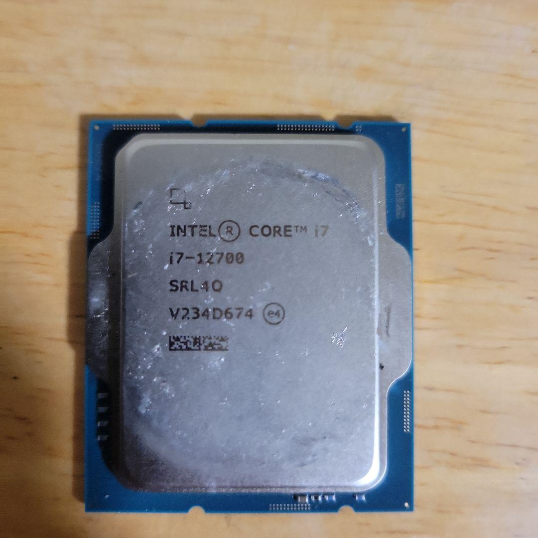 その他 Intel Core i7-12700 CPU