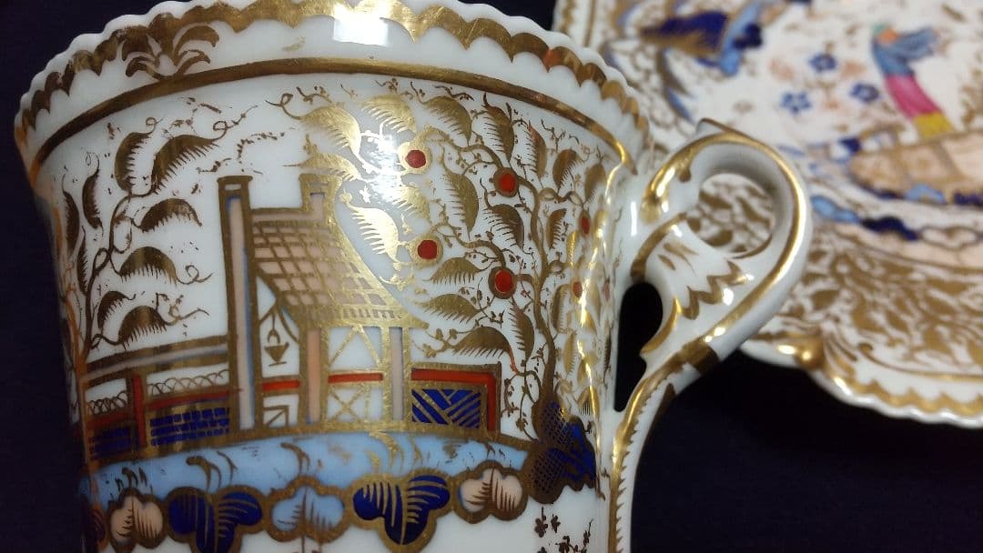 CHAMBERLAINE WORCESTER Cup&Saucer(1820年頃