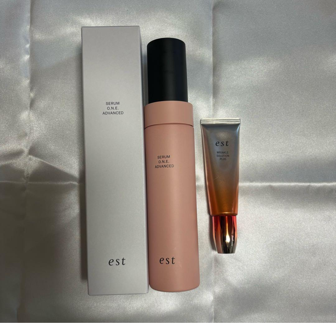 est セラム ワン アドバンスド 90g & リンクル　ソリューション　プラス