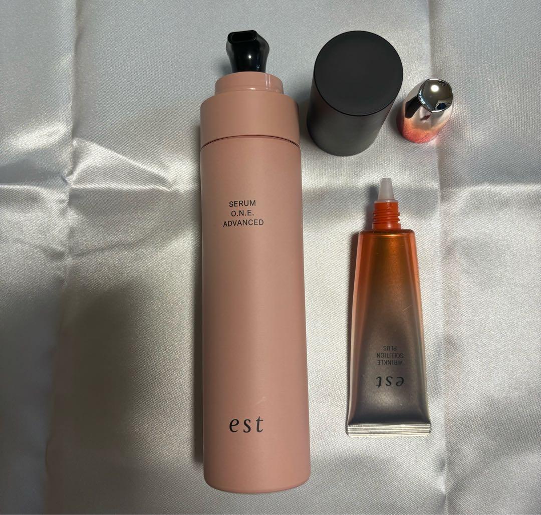 est セラム ワン アドバンスド 90g & リンクル　ソリューション　プラス