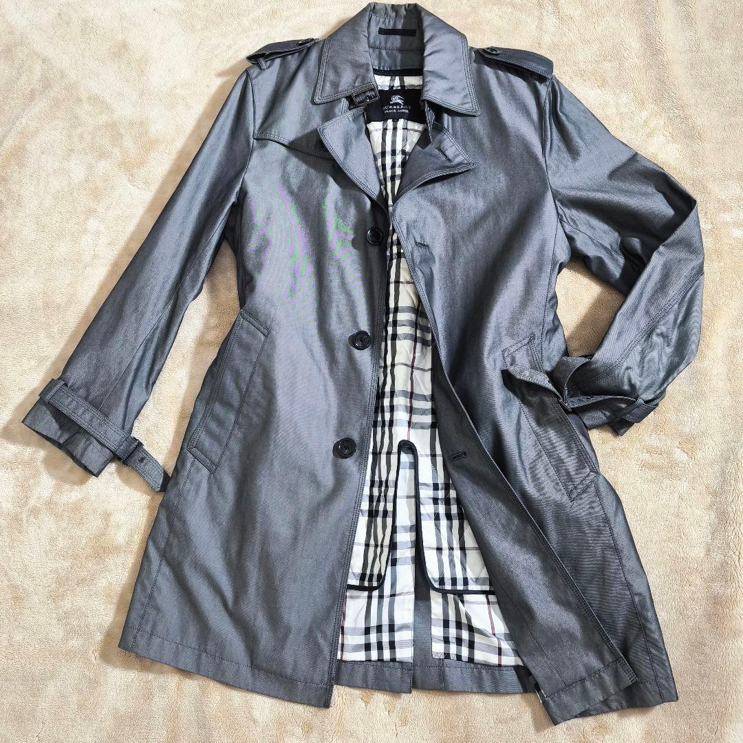 BURBERRY トレンチコート ノバチェック　グレー　ライナー付