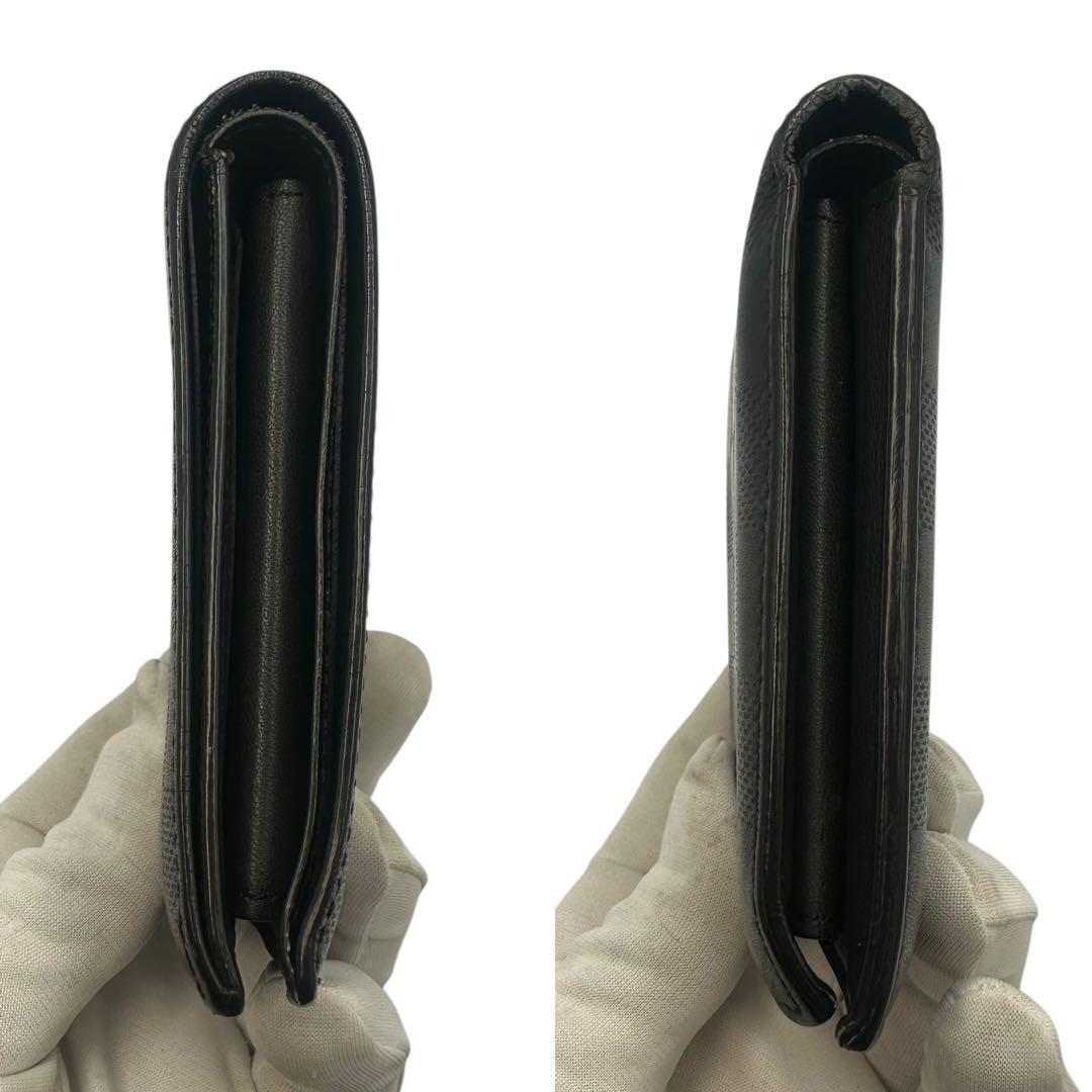 【美品】箱付 ルイヴィトン ポルトフォイユ マルコNM 2つ折り財布 黒