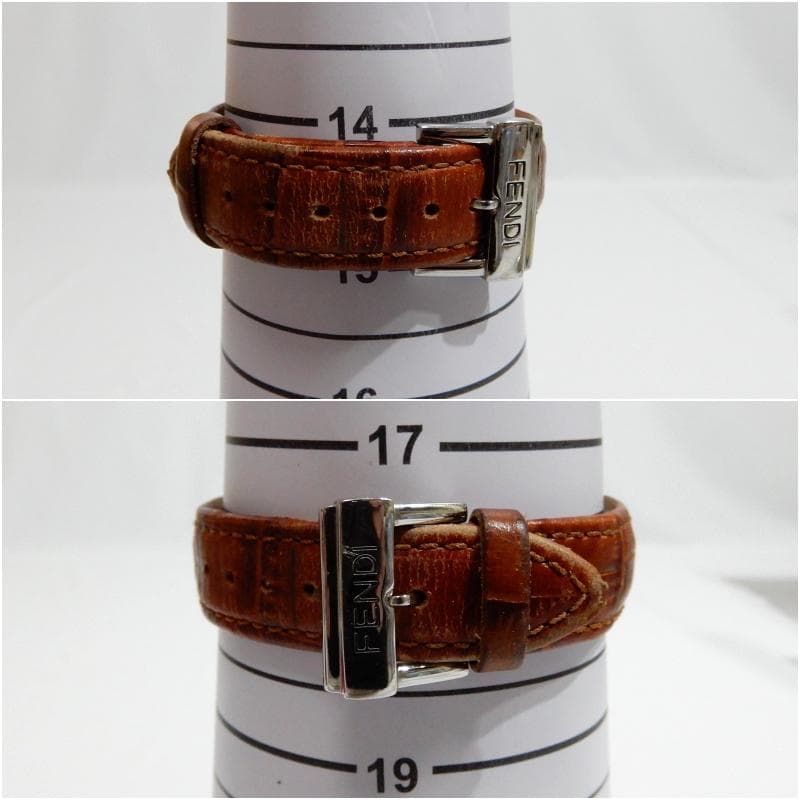 稼働良品　FENDI レディースウォッチ　レザー　210G　男女兼用　新品電池