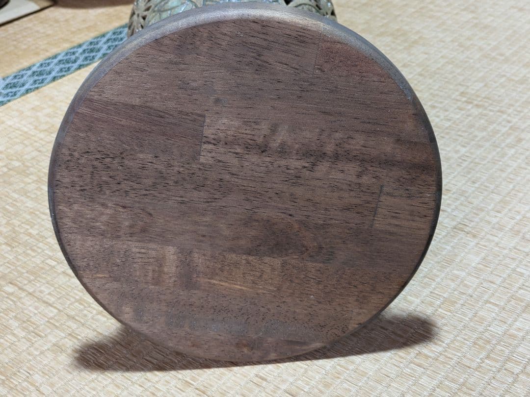 ♦朝鮮 李朝陶磁 透かし彫り 麻の葉 幾何学文様 梅瓶 大正〜明治時代 古美術品