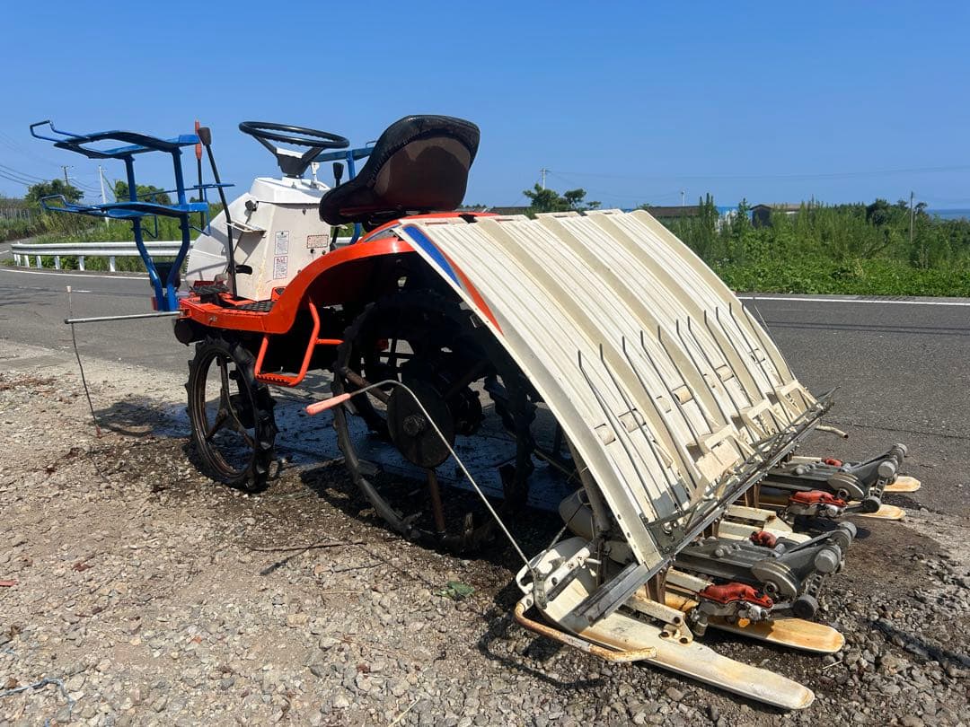 宮崎　クボタ　田植機 4条植え 6馬力　SPK4 ガソリン 田植え機 動画あり