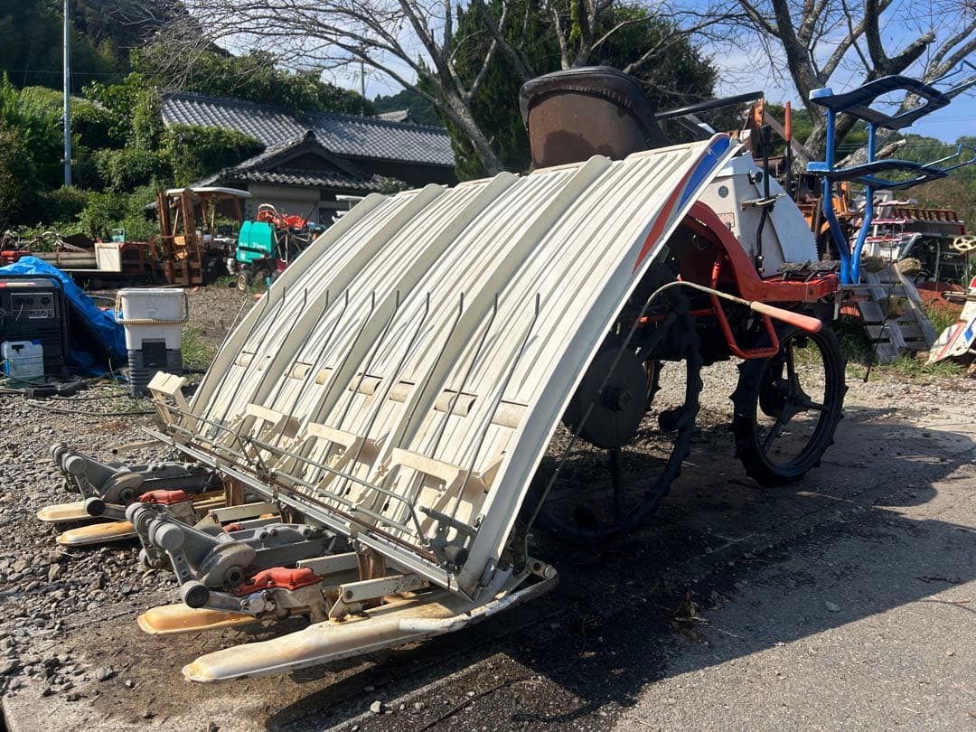 宮崎　クボタ　田植機 4条植え 6馬力　SPK4 ガソリン 田植え機 動画あり